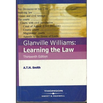 Glanville Williams: Learning The Law